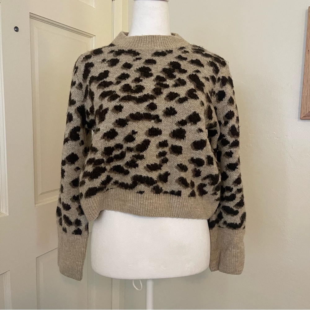 H&M Cheetah Sweater